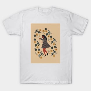 Woman Floral - Garden Boho T-Shirt